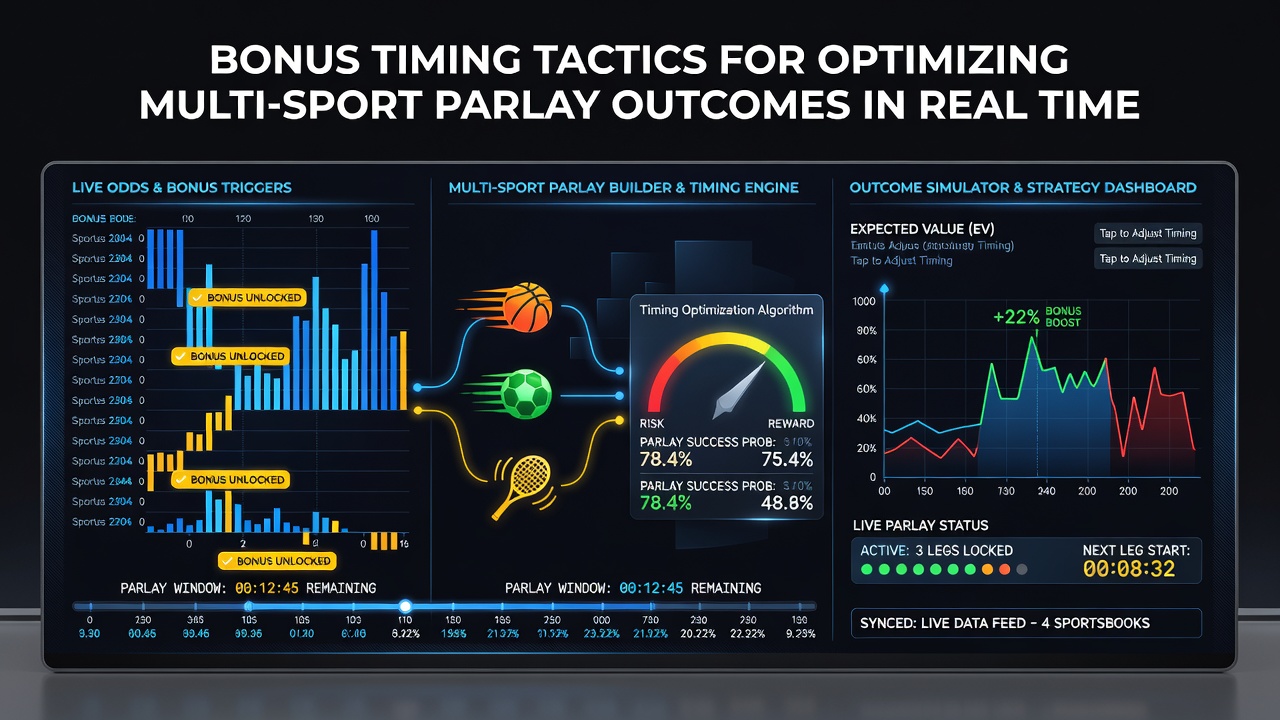 Dashboard screenshot illustrating bonus expiry timers overlaid on simultaneous football and tennis live odds