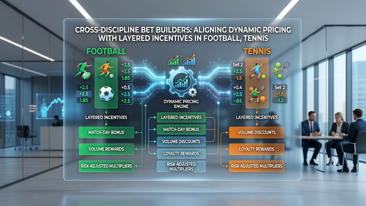 Layered incentive structure diagram for cross-discipline bet builders in tennis and horse racing