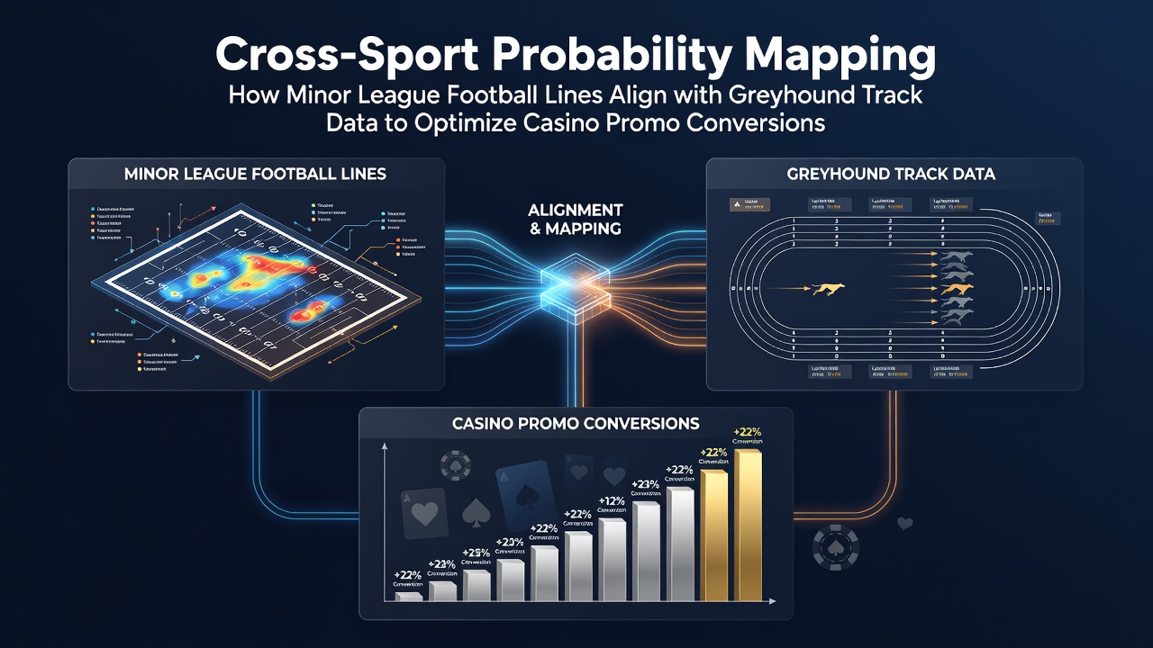 Visualization of cross-sport probability mapping between minor league football odds and greyhound racing metrics