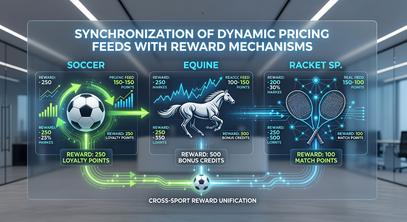 Integrated reward ledger interface showing synchronized bonus adjustments for soccer, horse racing, and tennis bets in a single dashboard view